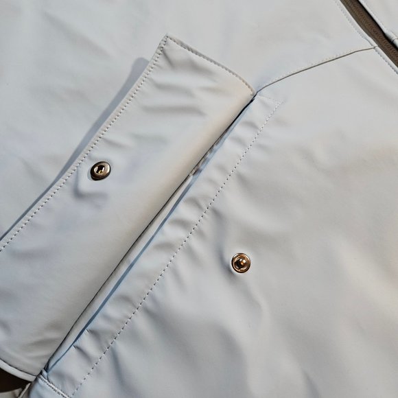 Nike Jordan 23 Engineered Trench Rain Jacket Men's Size Medium DV7691-427 Blue - Picture 7 of 12